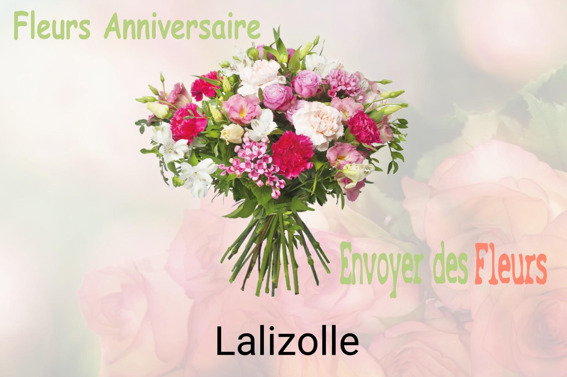 Bouquet de fleurs d’anniversaire livré à Lalizolle