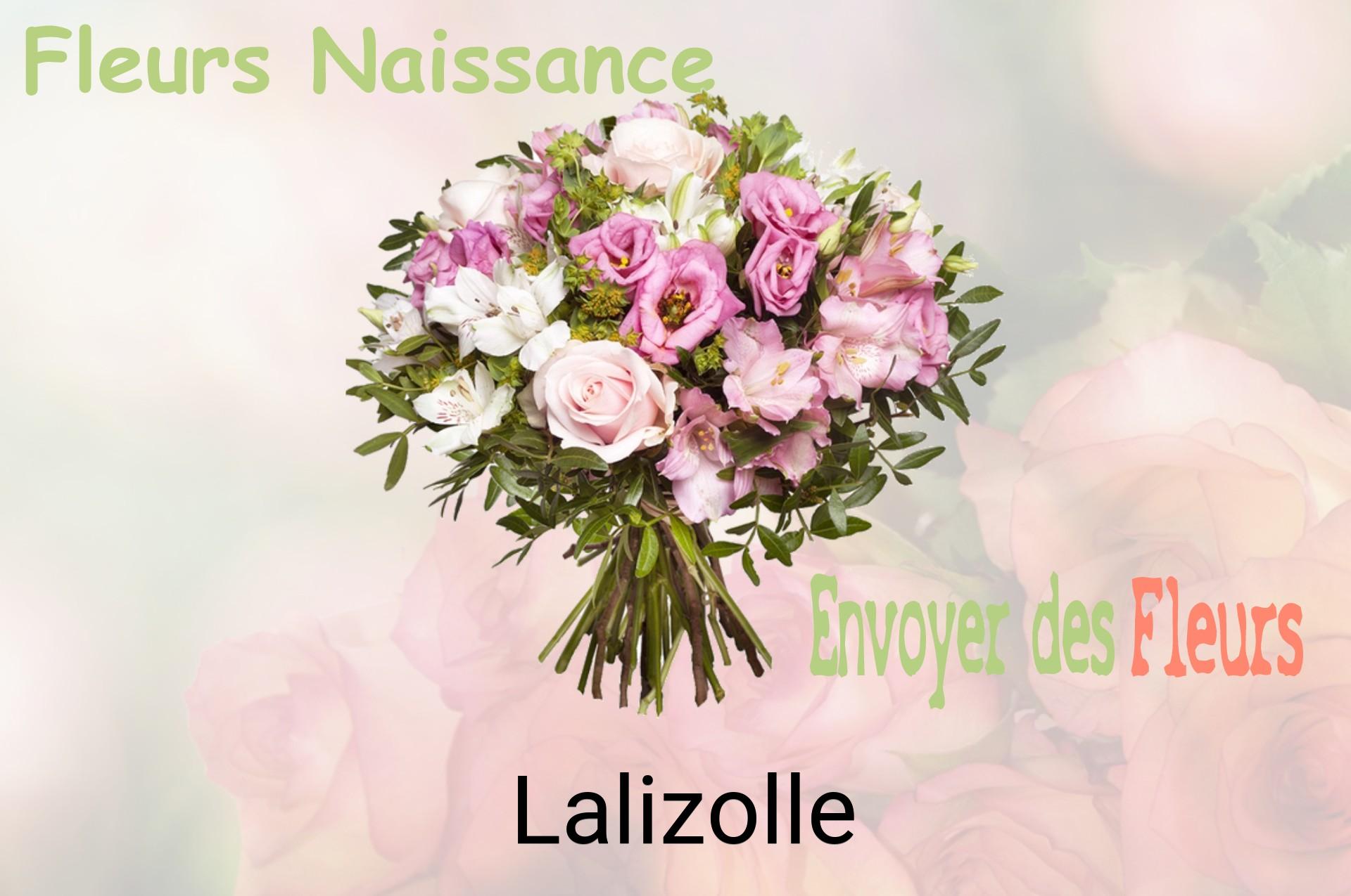 Bouquet de fleurs de naissance livré à Lalizolle